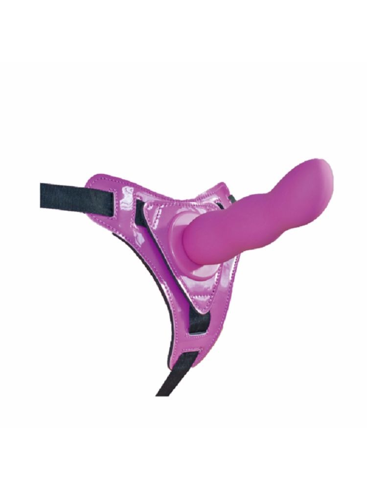 Страпон TOYFA A-Toys, Силикон, Фиолетовый, 14,5 см 0T-00014938 - TOYFA - Страпоны на трусиках и ремешках - Купить