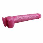 large-pink-jelly-dildo-veins-suction-cup-26820-33393