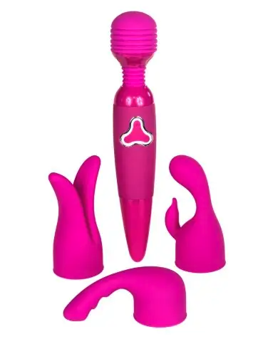 my wand sex toy with 3 pleasure heads
