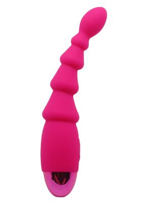 Pink vibrating anal beads