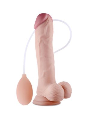 Ejaculating dildo dong with pump