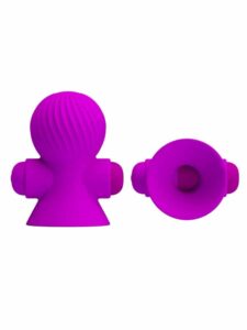 purple nipple suckers with vibrating bullet