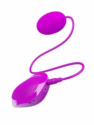 Purple powerful vibrating bullet with remote control sex toy