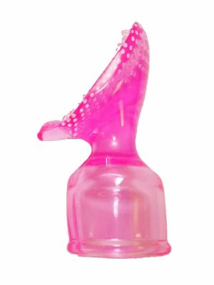 Pink wand head attachment nodules for clit stimulation