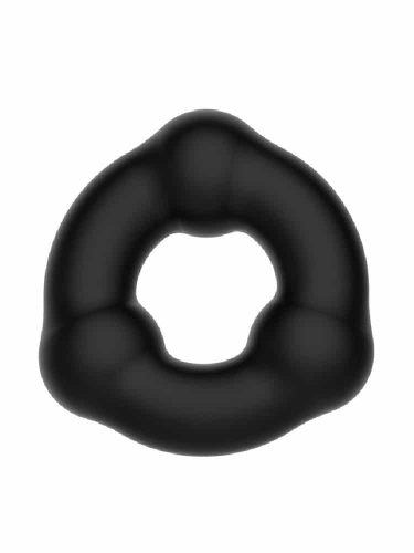 Black-Silicone-Ribbed-Super-Soft-Cock-Ring