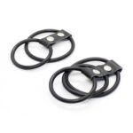 black silicone double cock ring two set examples rings pulse and cocktails sex toys 0000037537 -000030239