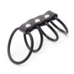 four ring silicone cock ring for men stretchy 0000037539 -000030241