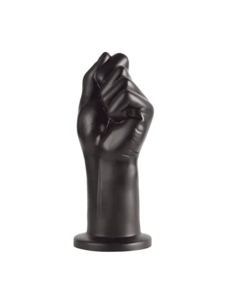 Extreme Large Fist Butt Plug Dildo 8 Inch - Black