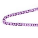 Nipple Clamps Sex Purple Close Up Chain Links