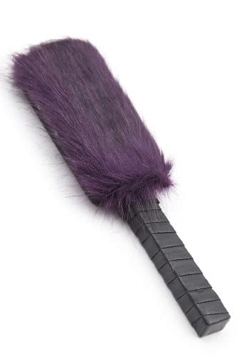 Paddle Purple Fur Stud black front