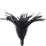 Paddle with Black Faux Feather and Lace Up Detail Tickle