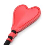 Red Heart Crop Black Spanking Close Up End