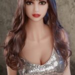 Realistic sex doll white skin full size sexy woman pulse and cocktails big eyes