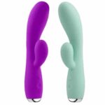 purple and mint dinky luxury rabbit vibrator