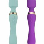 purple and mint full size powerful quiet massage wand vibrator