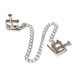 Square Nipple Clamps with Chain