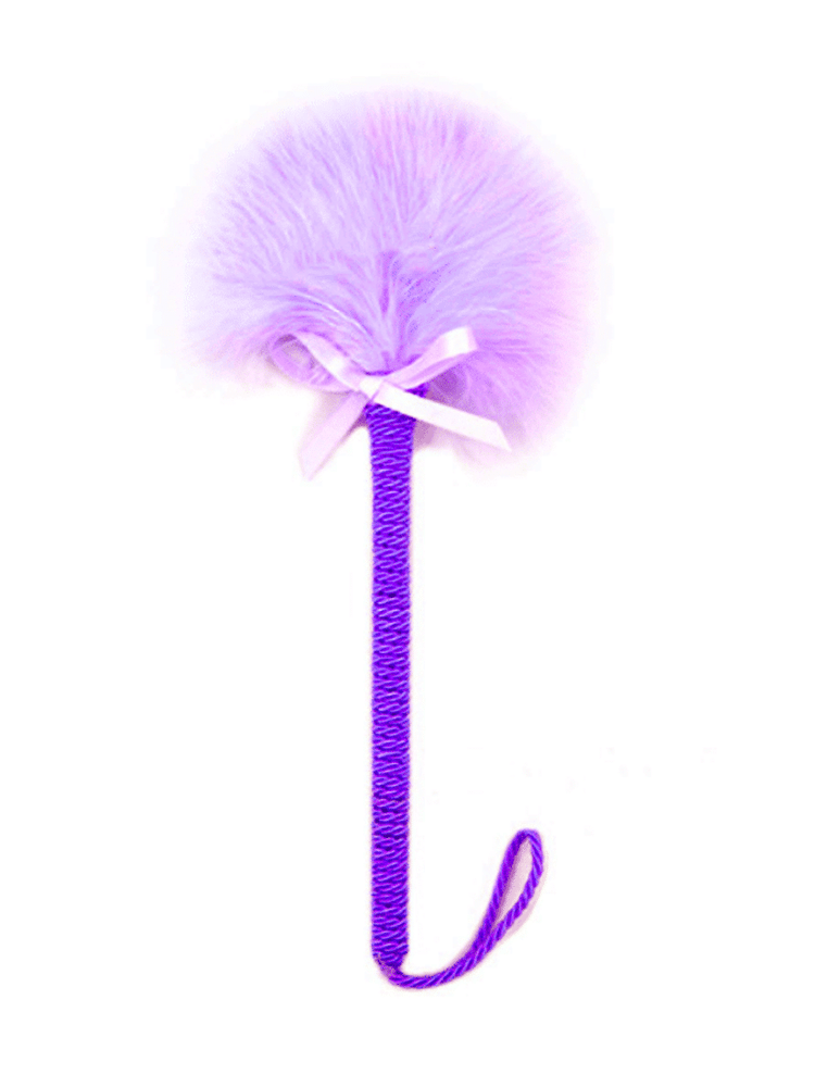 Purple Feather Tickler with Bow