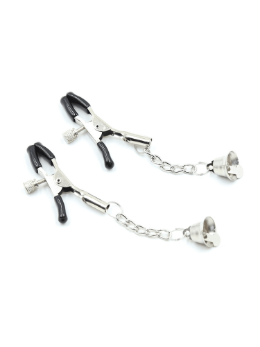 silver nipple clamp with dome bell