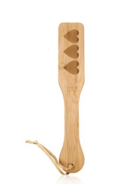 bamboo paddle, bamboo paddle with hearts, heart paddle, paddle with hearts, paddle bamboo, heart spanker, bamboo spanker, spanker with hearts, bamboo spanker with hearts