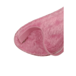 Pink Leather Fur-lined Eye Mask/Blindfold