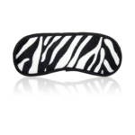 Zebra print eye mask