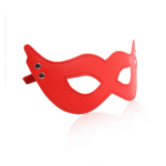 red studded eye mask