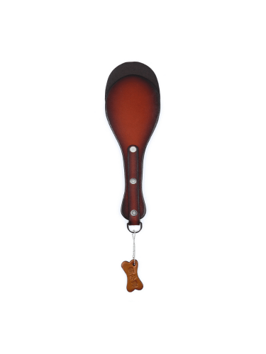 Leather oval paddle