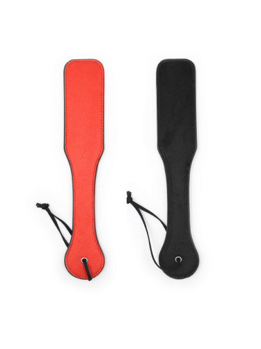 red and black flocked paddle