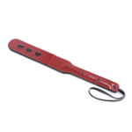 black heart red paddle glossy