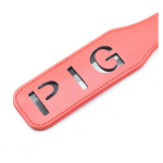 pig paddle red