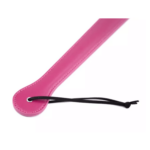 long thin leather paddle pink