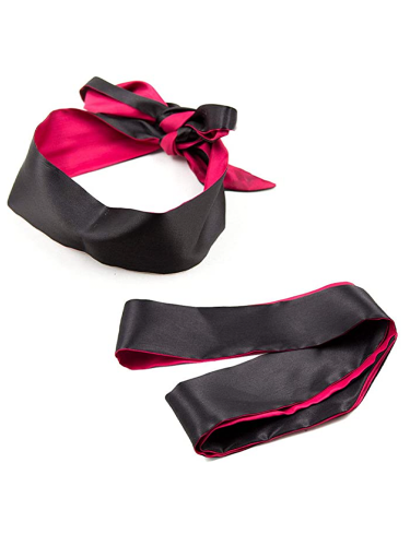 red-and-black-ribbon-blindfold