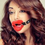 Lip Gag with Pu Strap Red (3)