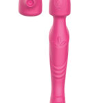 10 Speed Vibrating Suction Wand Massager in Pink