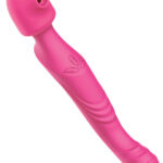 10 Speed Vibrating Suction Wand Massager in Pink