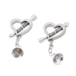 Heart Spring Clamp Silver (1)