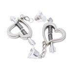 Heart Spring Clamp Silver (2)