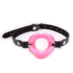 Lip Gag with Pu Strap Pink (1)