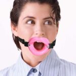 Lip Gag with Pu Strap Pink (3)