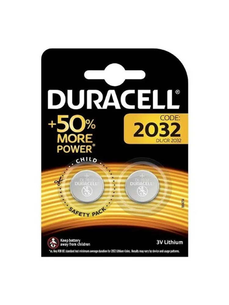 Duracell 2032 Coin Batteries (Pack of 2)