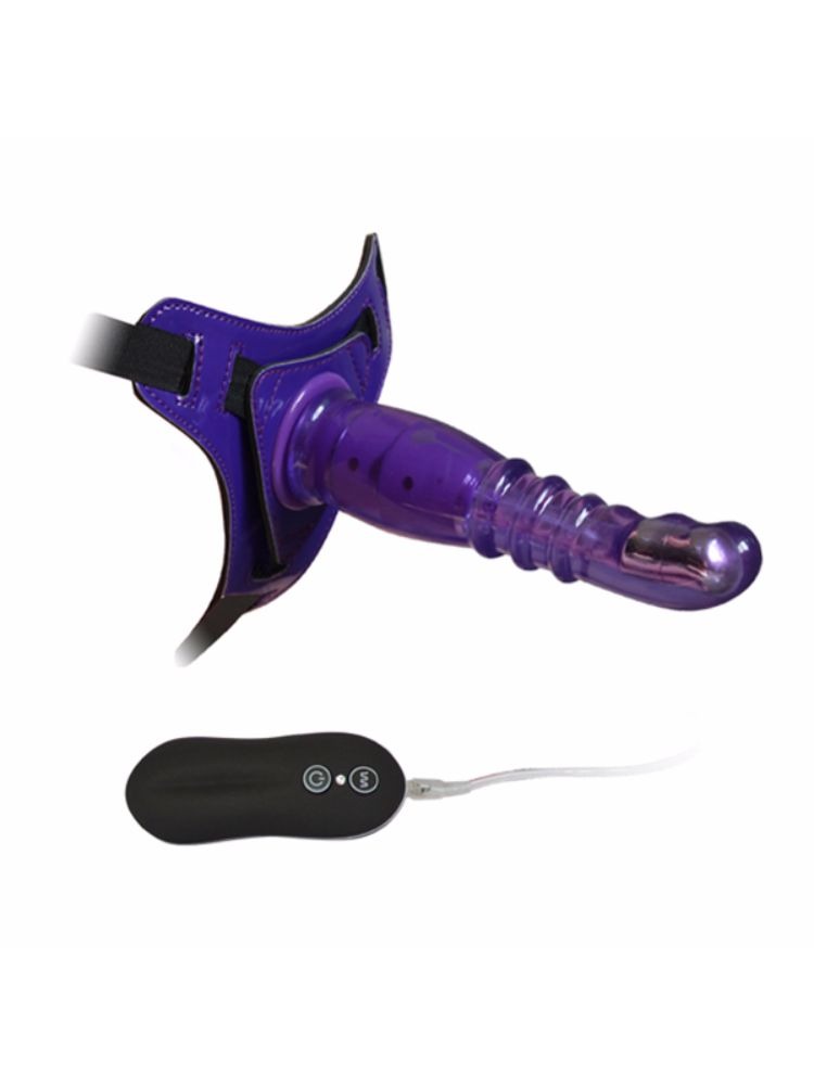 Vibrating Strap-On with G-Spot Dong
