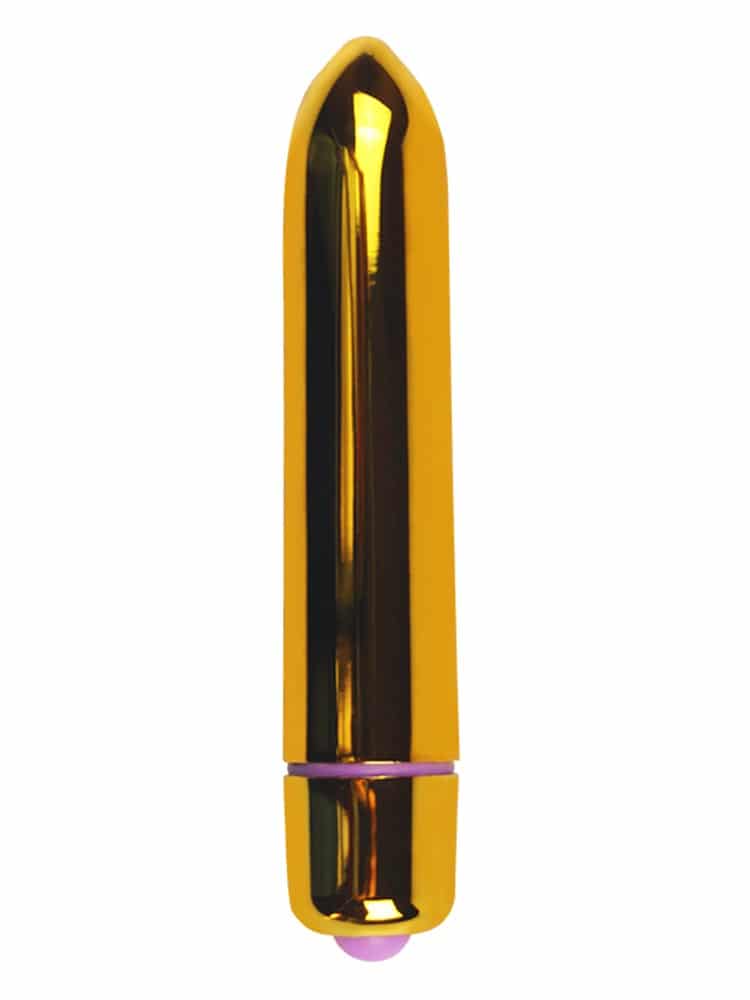 10 Speed Vibrating Bullet Gold 3.5 Inch
