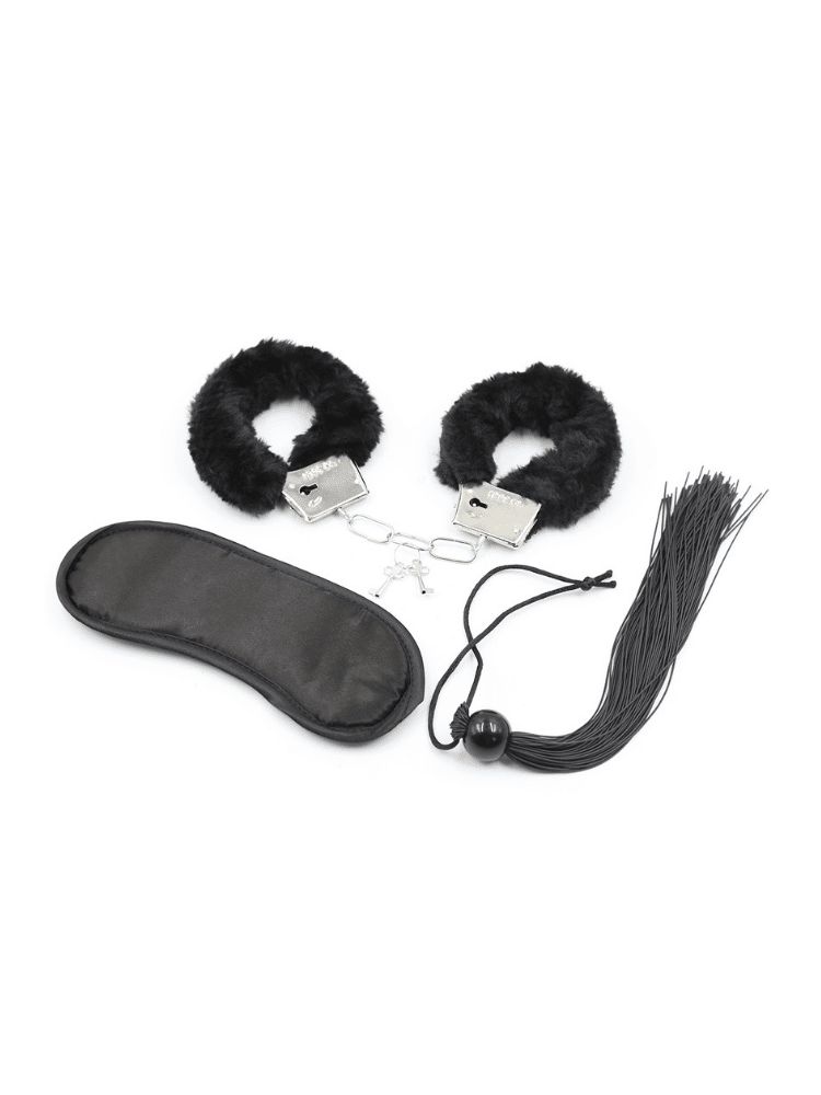 3 Piece Black Bondage Kit