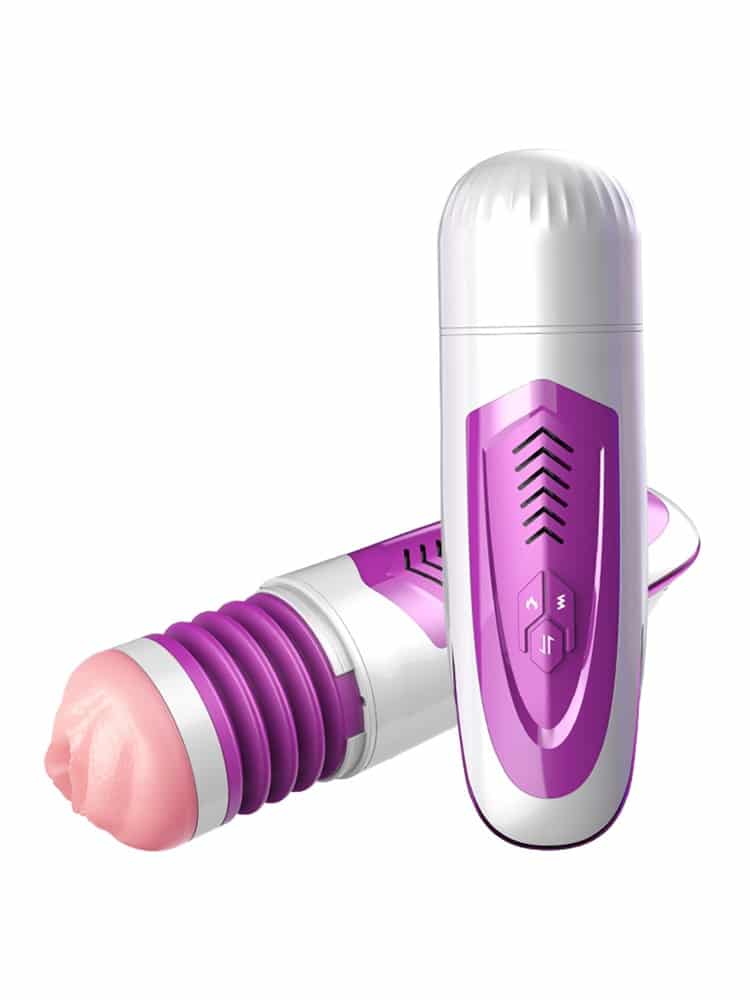 Thrusting Vibrating Warming Male Masturbation Cup With Female Audio