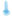 Crystal Blue Non-Realistic Dildo 7 Inch