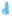 Crystal Blue Realistic Dildo 8 Inch