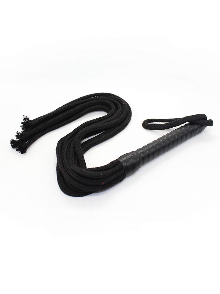 Black Rope Tasseled Flogger