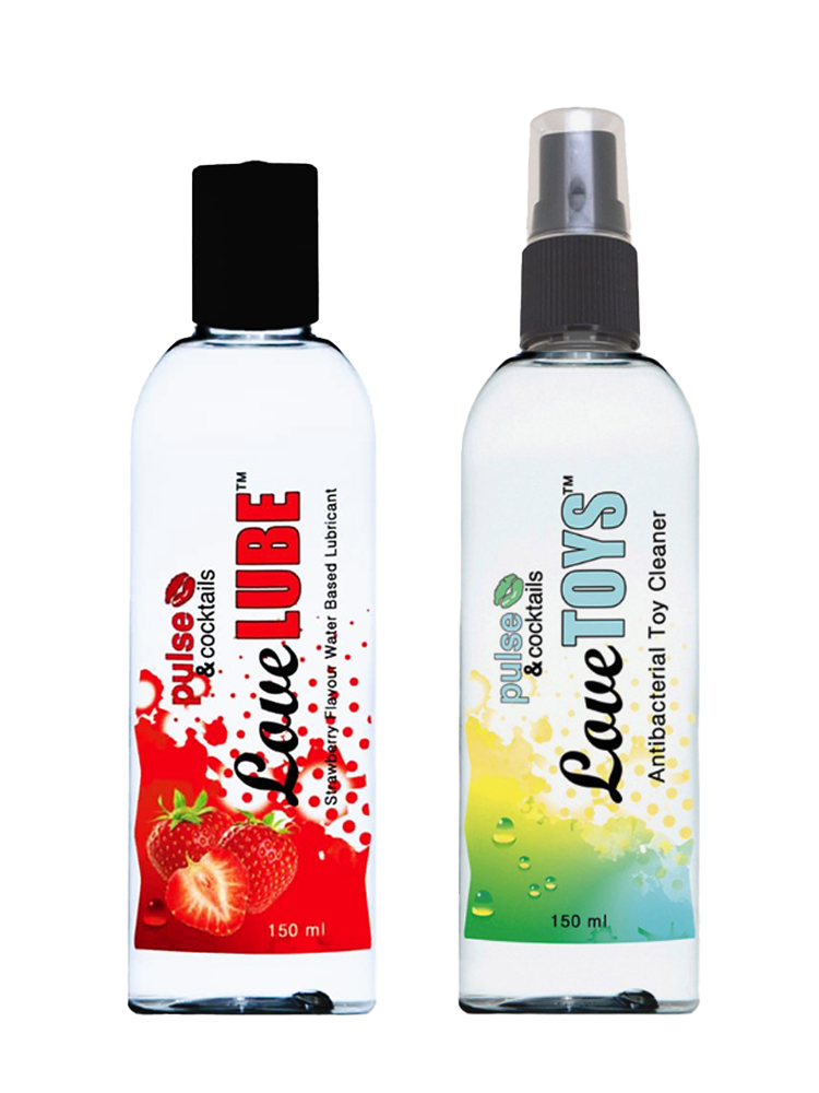 strawberry lube & cleaner bundle