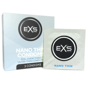 EXS Nano Thin Condoms - 3 Pack