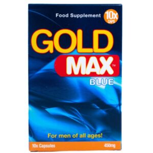 Gold Max Blue Male Enhancement Capsules – 10 Pack